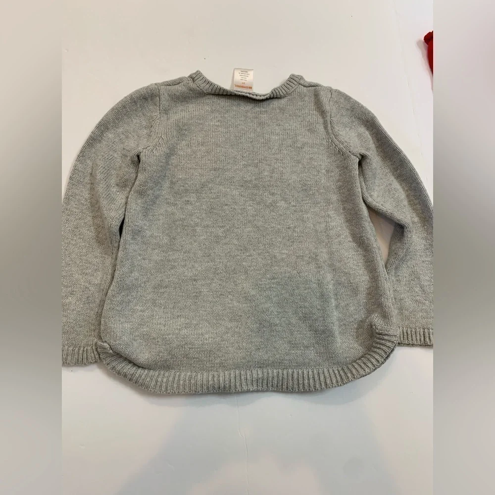 Toddler Girl Gymboree Smile Gray Sweater Tunic Sz 3T
